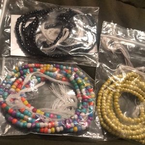 3 strands bundle waist beads